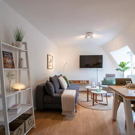 Erzglueck Modernes Dachgeschoss-apartment I Nahe Altstadt I Stellplatz & Waschmaschine Neuwelt